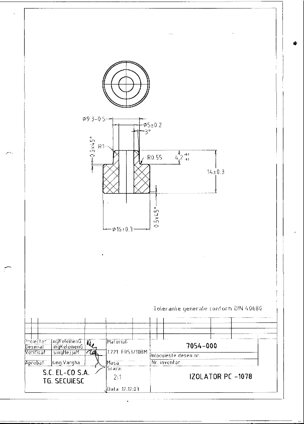 Izolator PC-1078